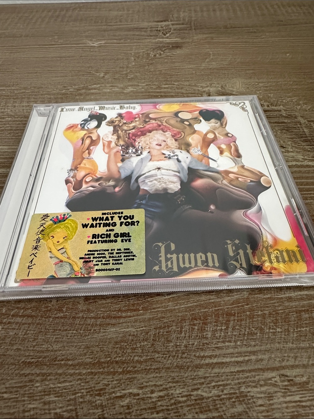 Gwen Stefani Love. Angel. Music. Baby. CD - White & Gold Artwork